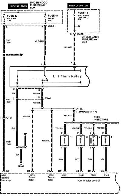 fuel injection wiring diagram