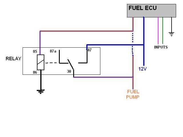 fuel pump relay wiring diagram