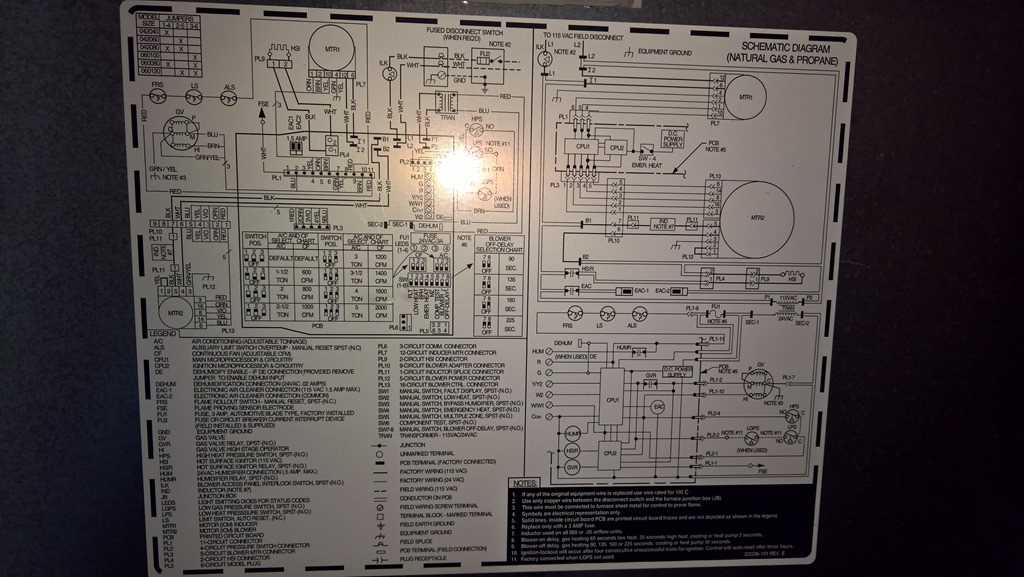 furnace wiring diagram schematic