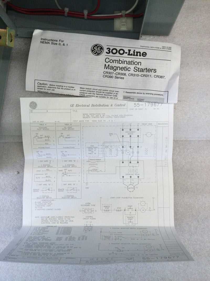 ge cr306 magnetic starter wiring diagram