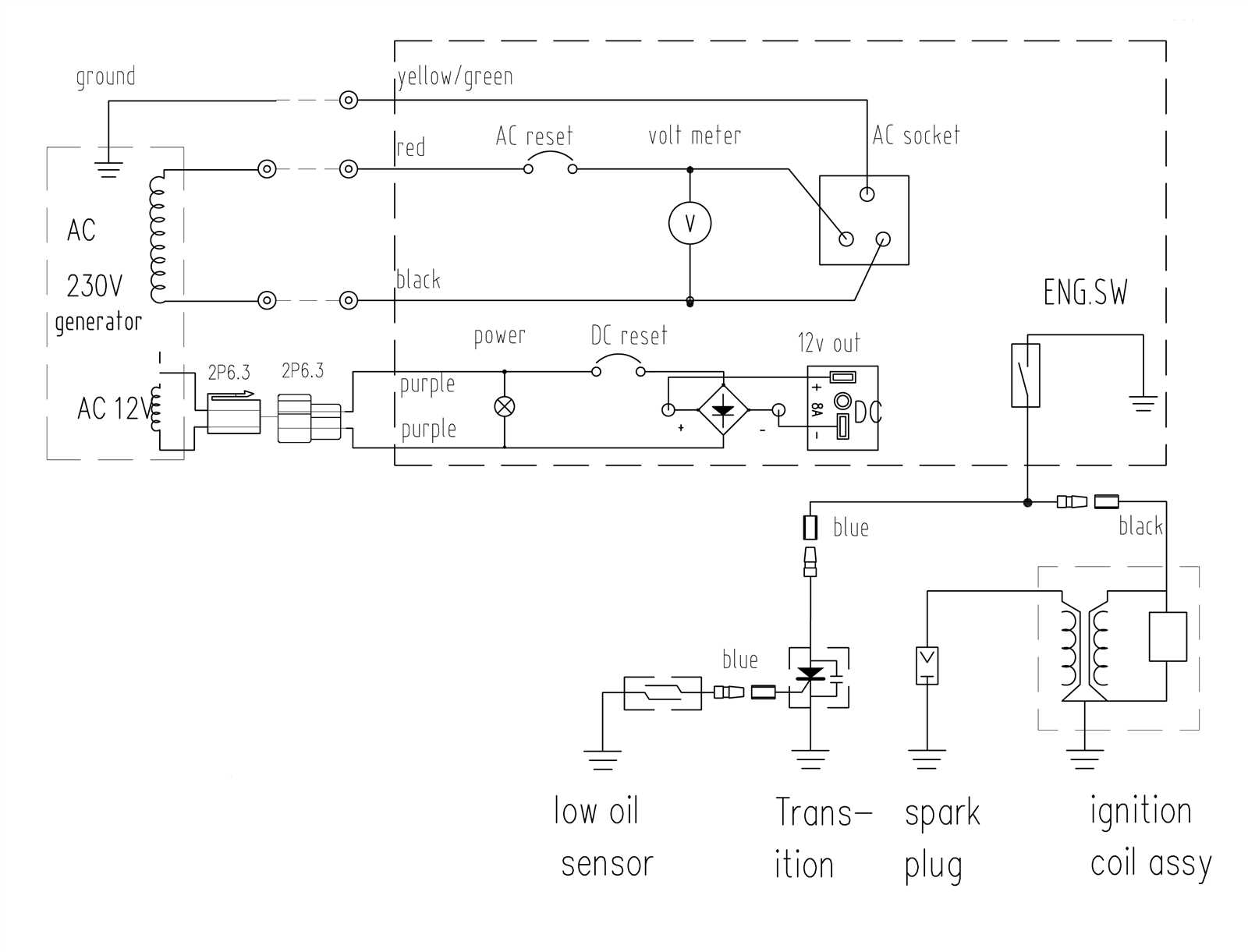 generator wiring diagram