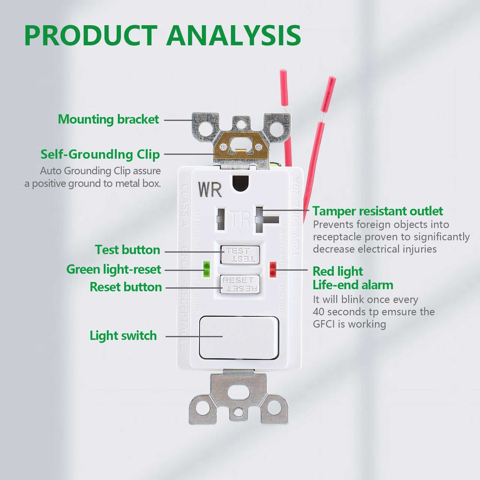 gfci wiring diagram with switch