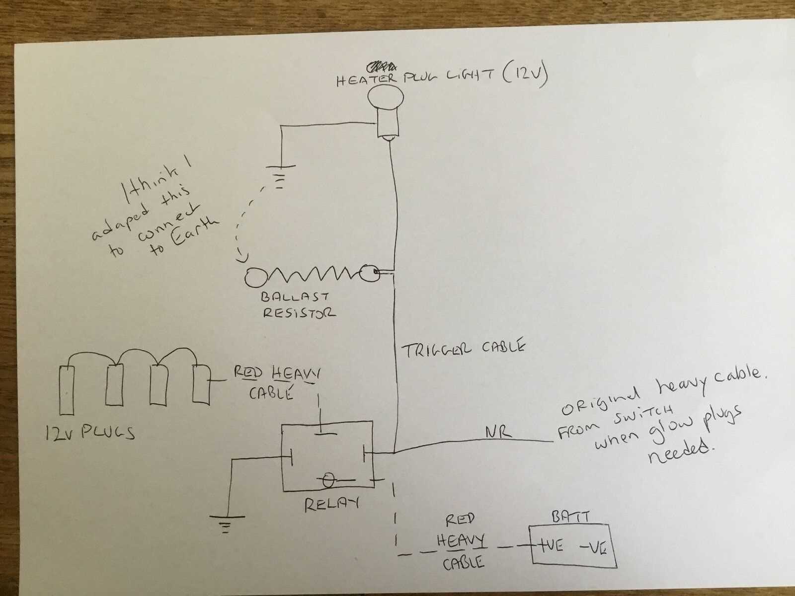 glow plug relay wiring diagram