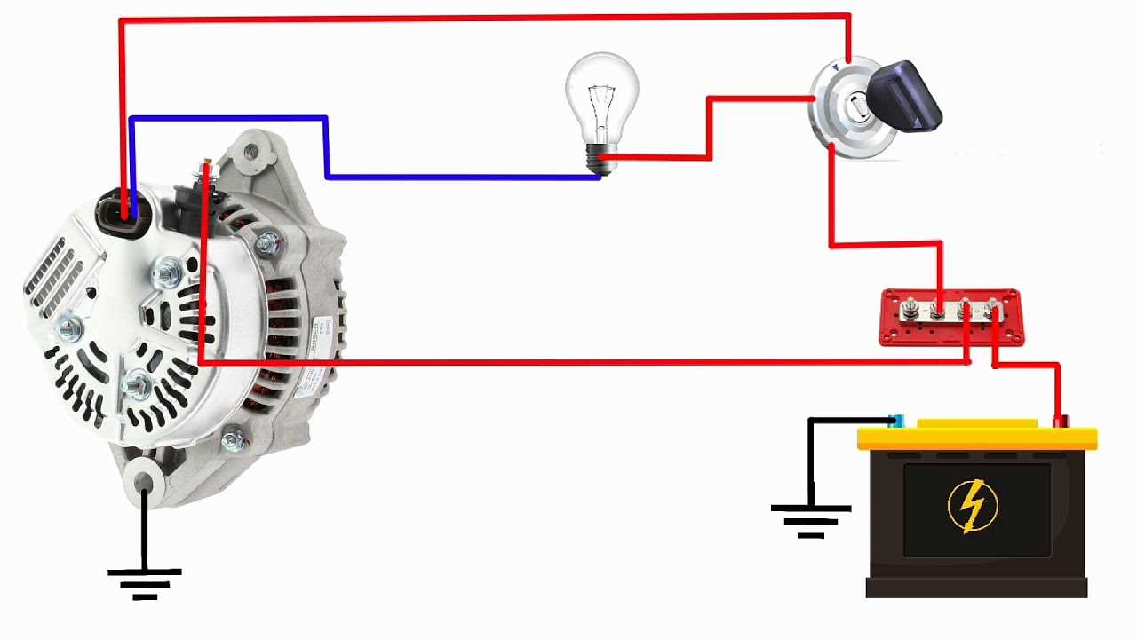 gm 4 wire alternator wiring diagram