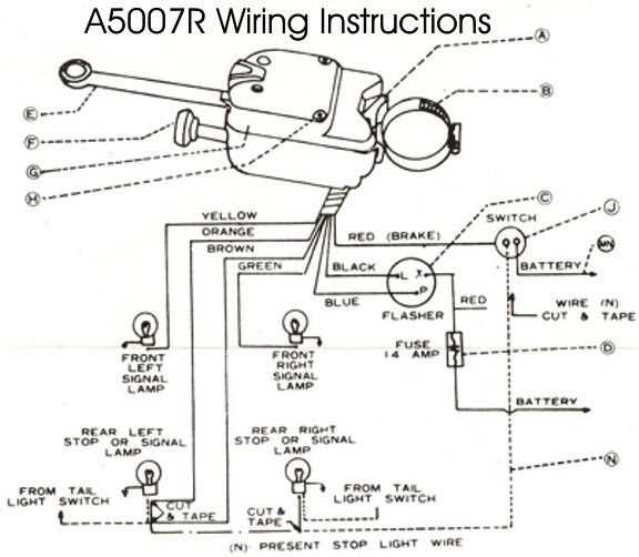 gm turn signal wiring diagram