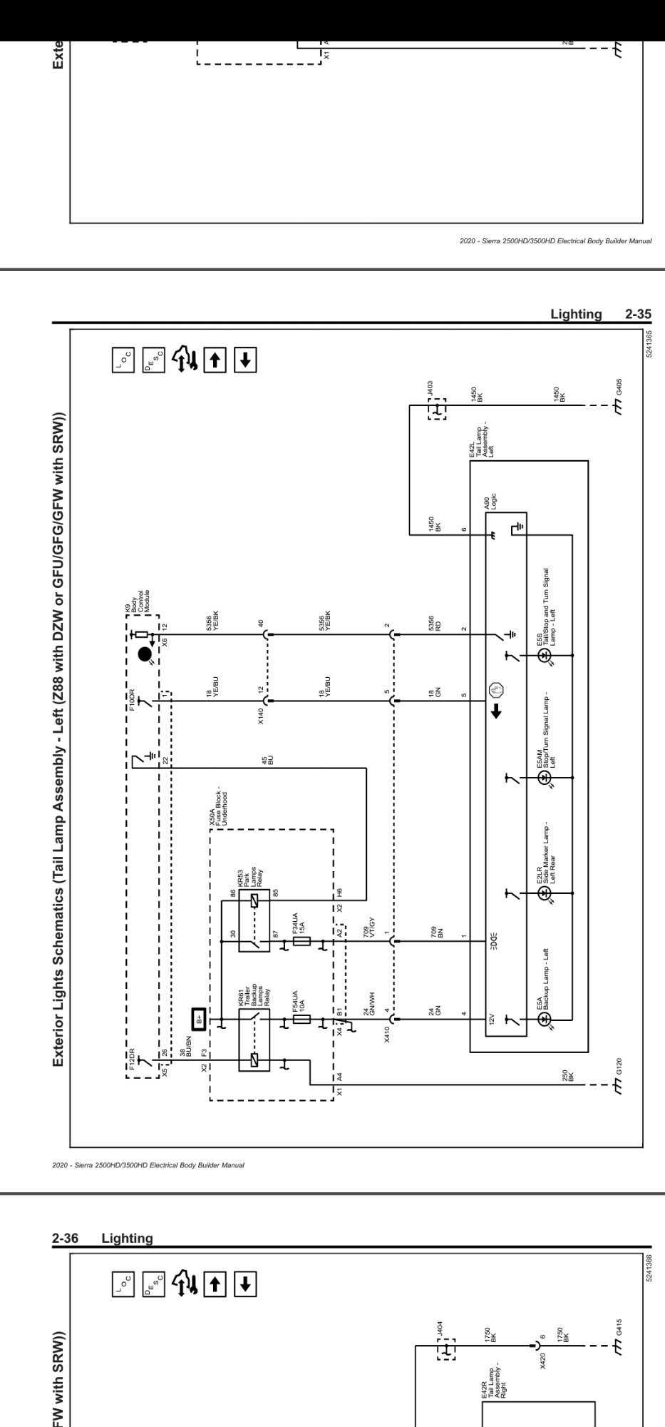 gmc sierra tail light wiring diagram