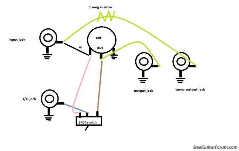 guitar input wiring diagram