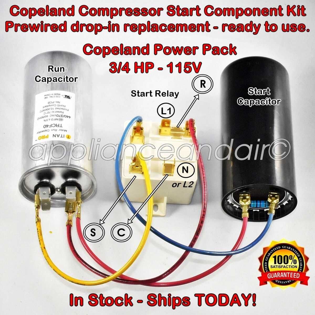 hard start capacitor wiring diagram