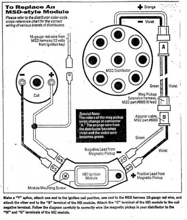 hei ignition wiring diagram