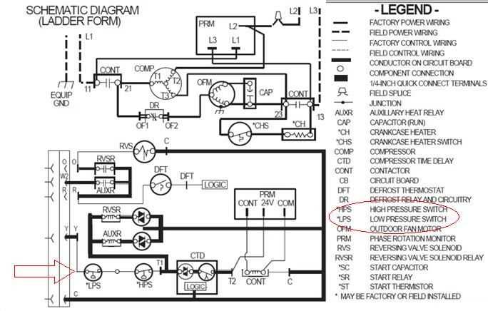 high and low pressure switch wiring diagram