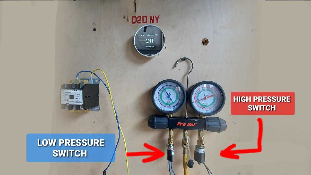 high and low pressure switch wiring diagram