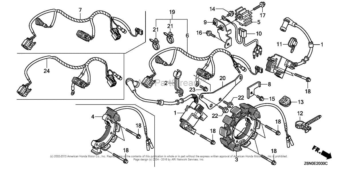 honda gx630 ignition switch wiring diagram