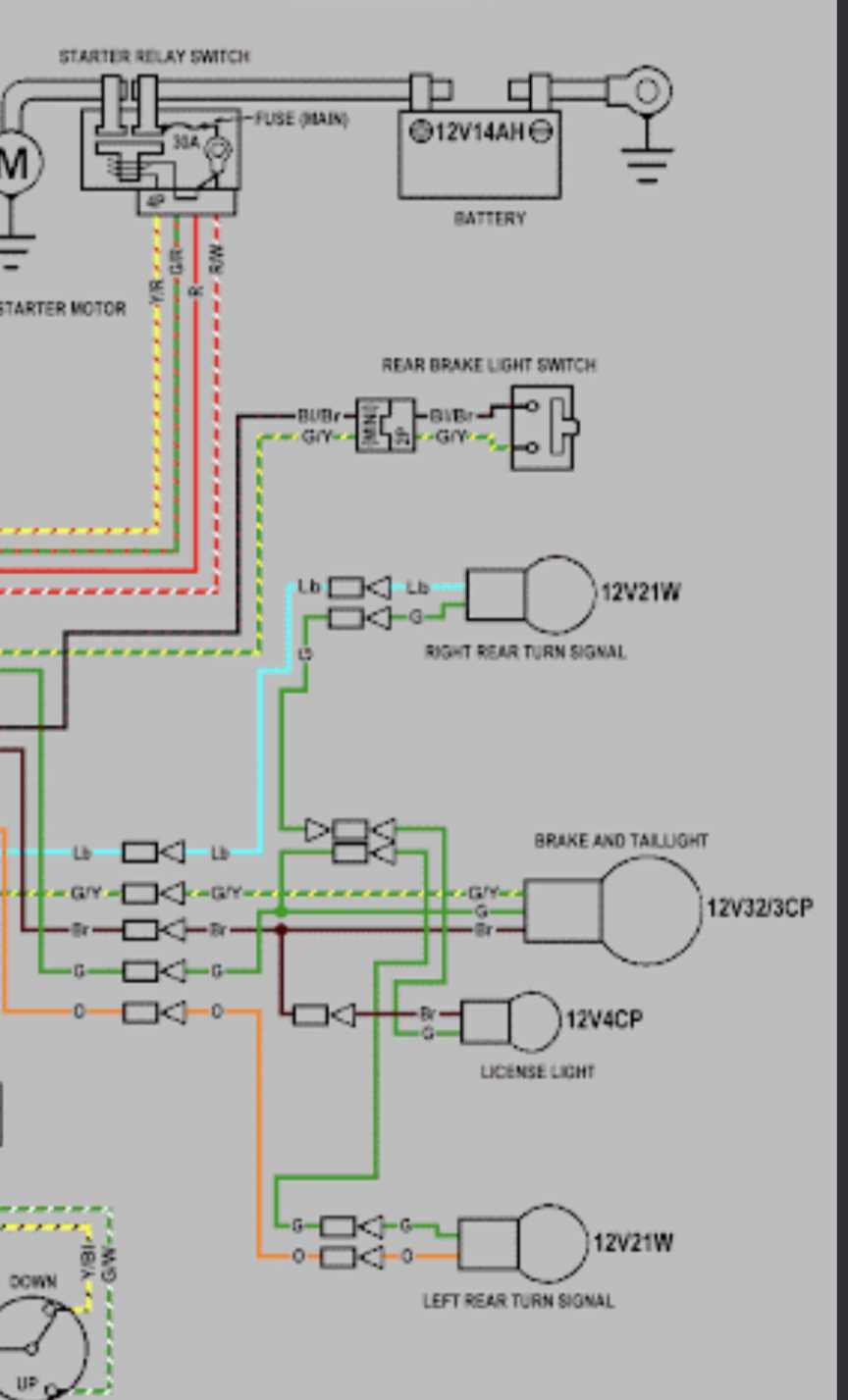 honda shadow turn signal wiring diagram