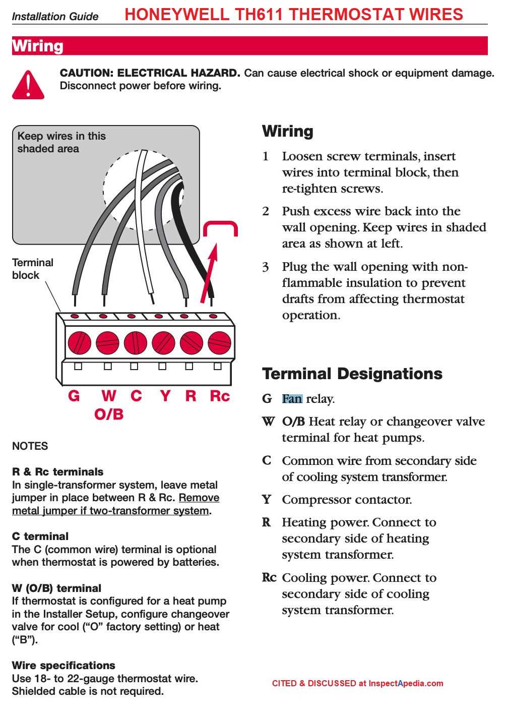 honeywell digital thermostat wiring diagram