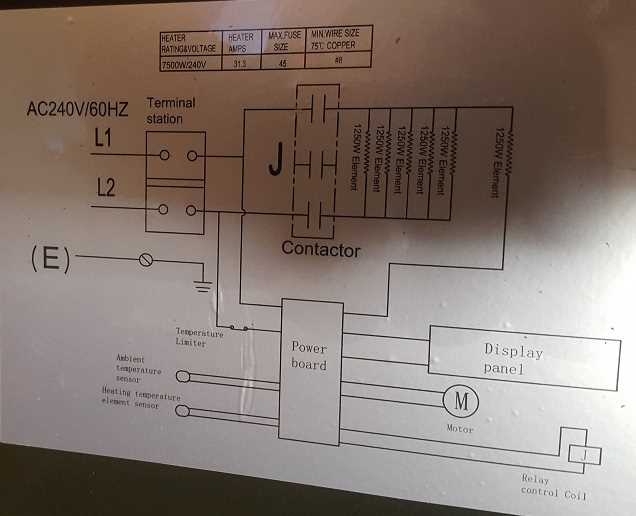 infrared heater wiring diagram