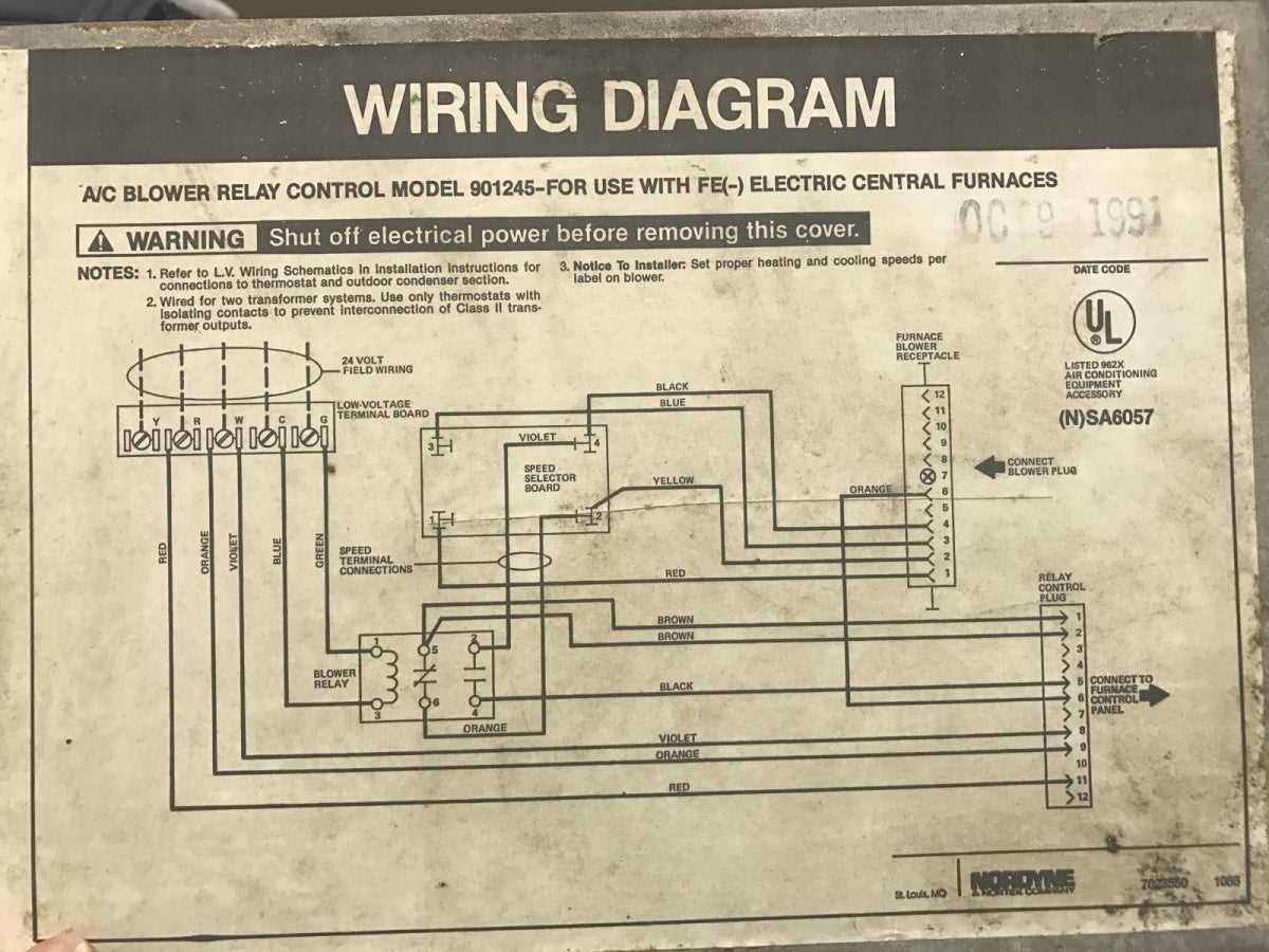 intertherm furnace wiring diagram