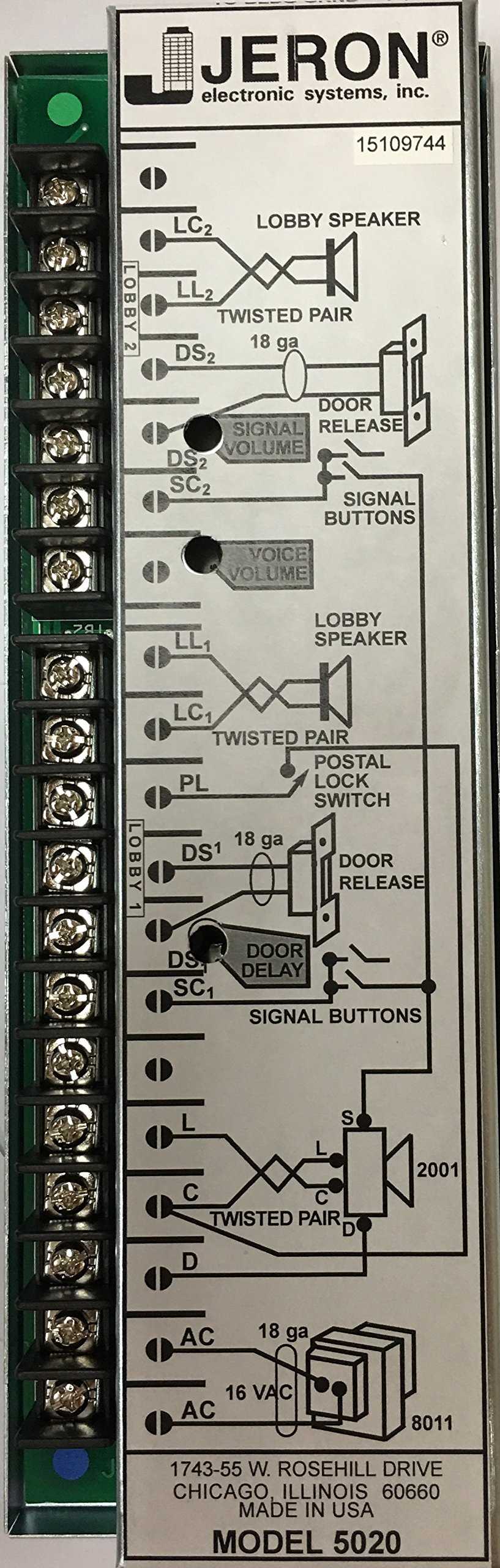 jeron intercom wiring diagram