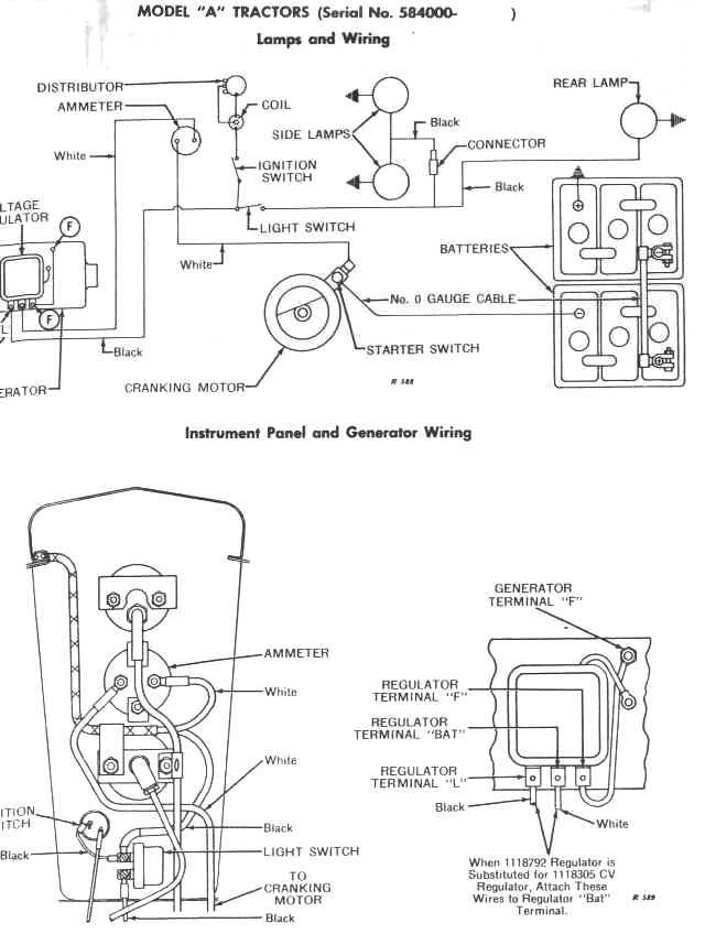 john deere a tractor wiring diagram