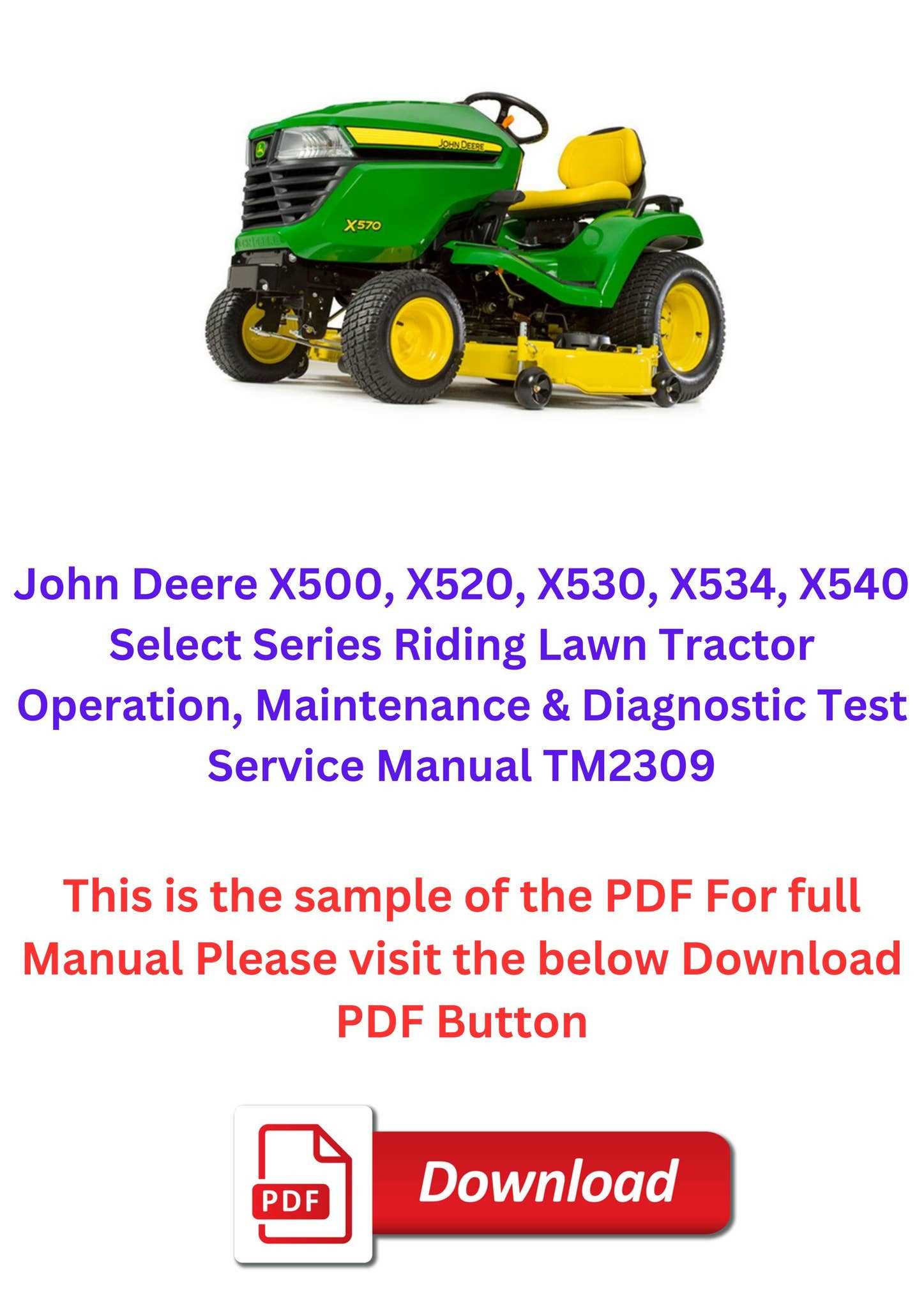 john deere x540 wiring diagram