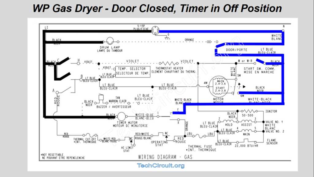 kenmore wiring diagram dryer