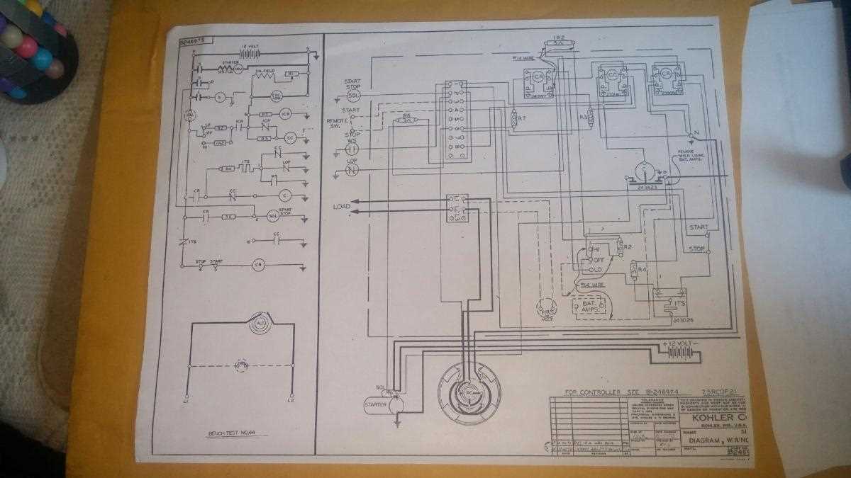 kohler generator wiring diagram