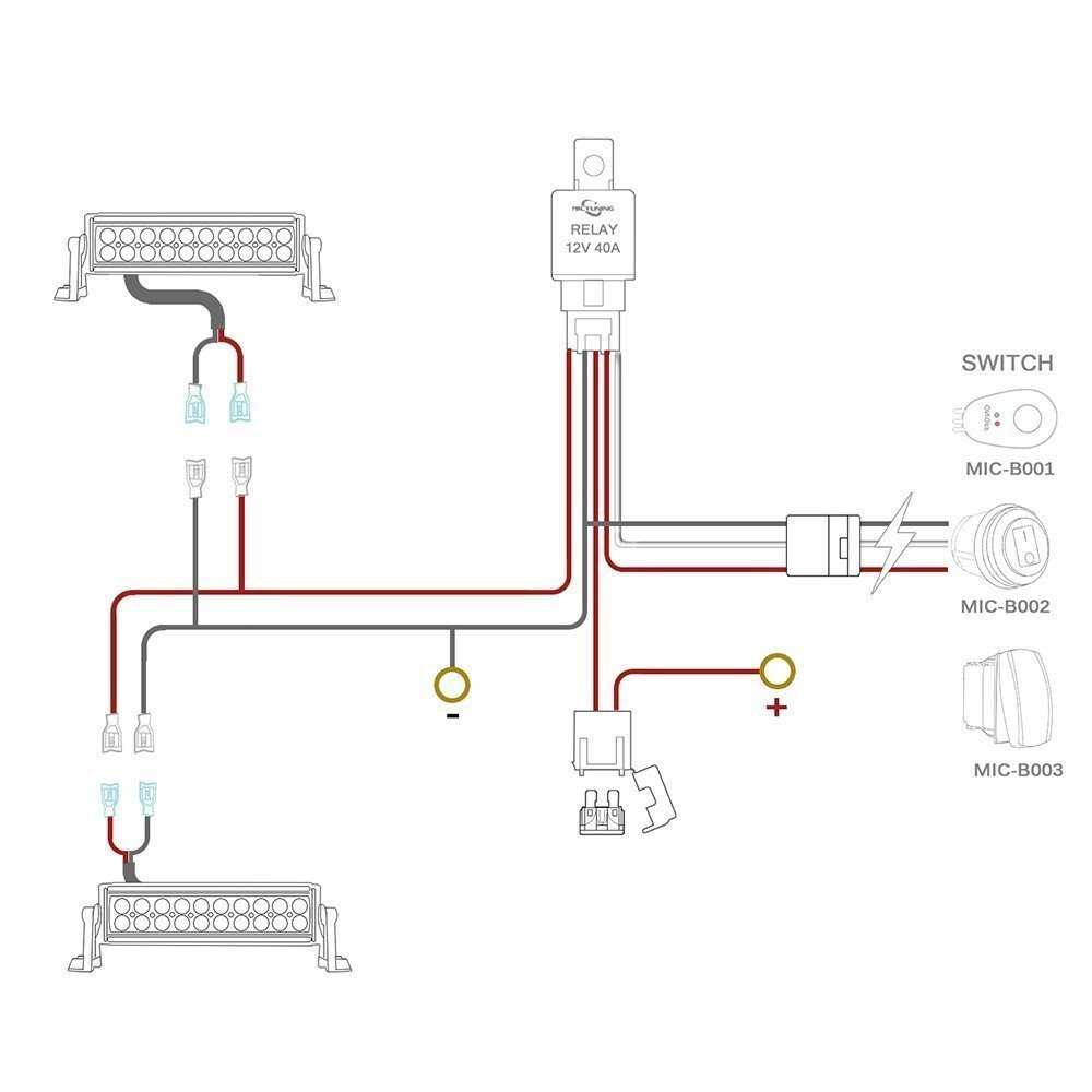 led light bar wiring diagram with switch