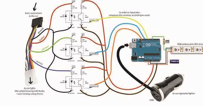 led strip light wiring diagram