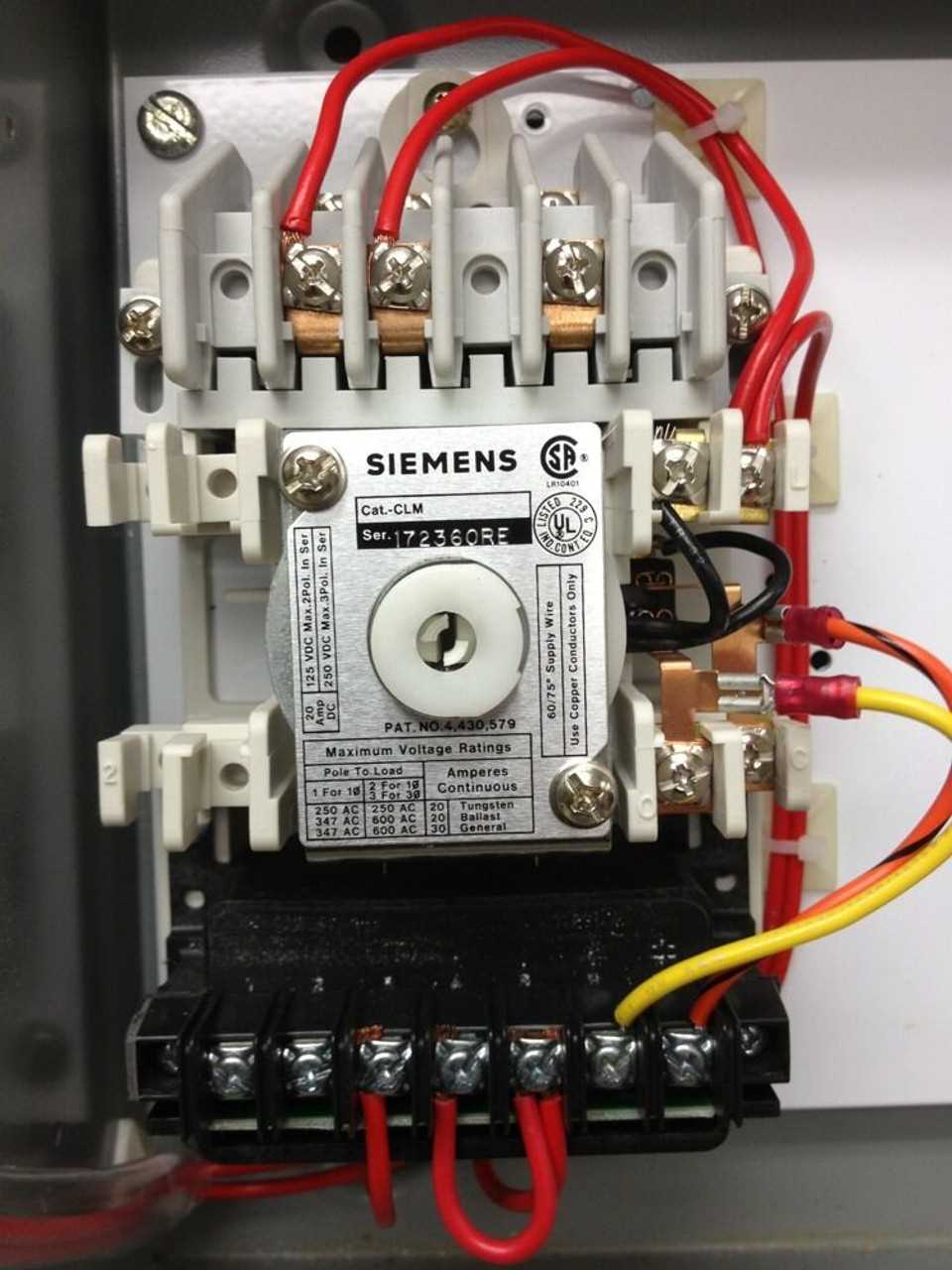 lighting contactor wiring diagram