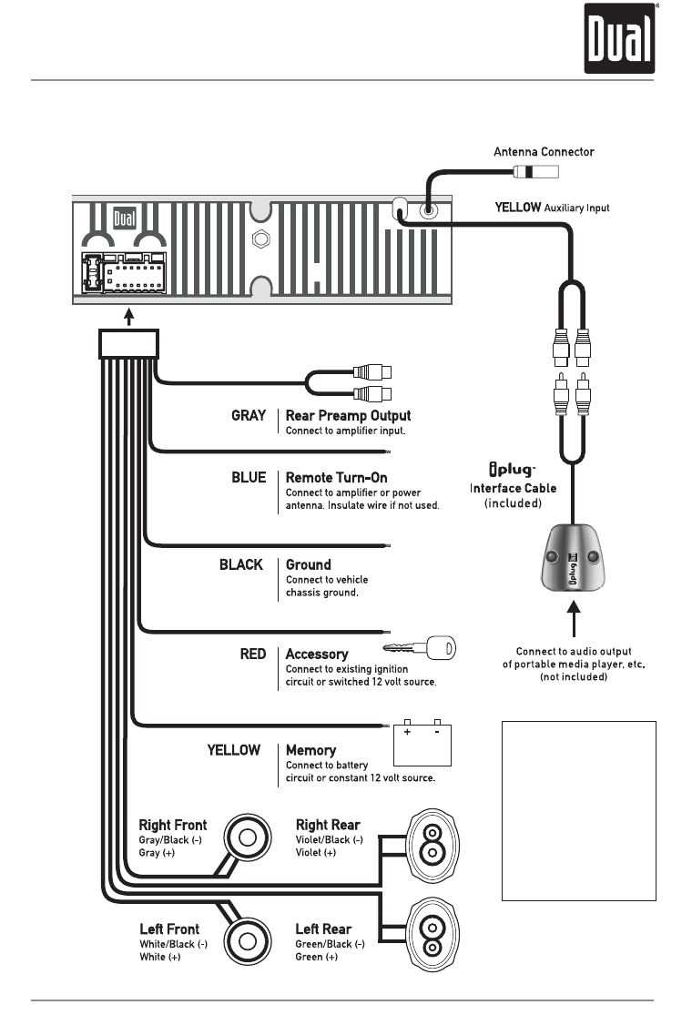 marine stereo wiring diagram