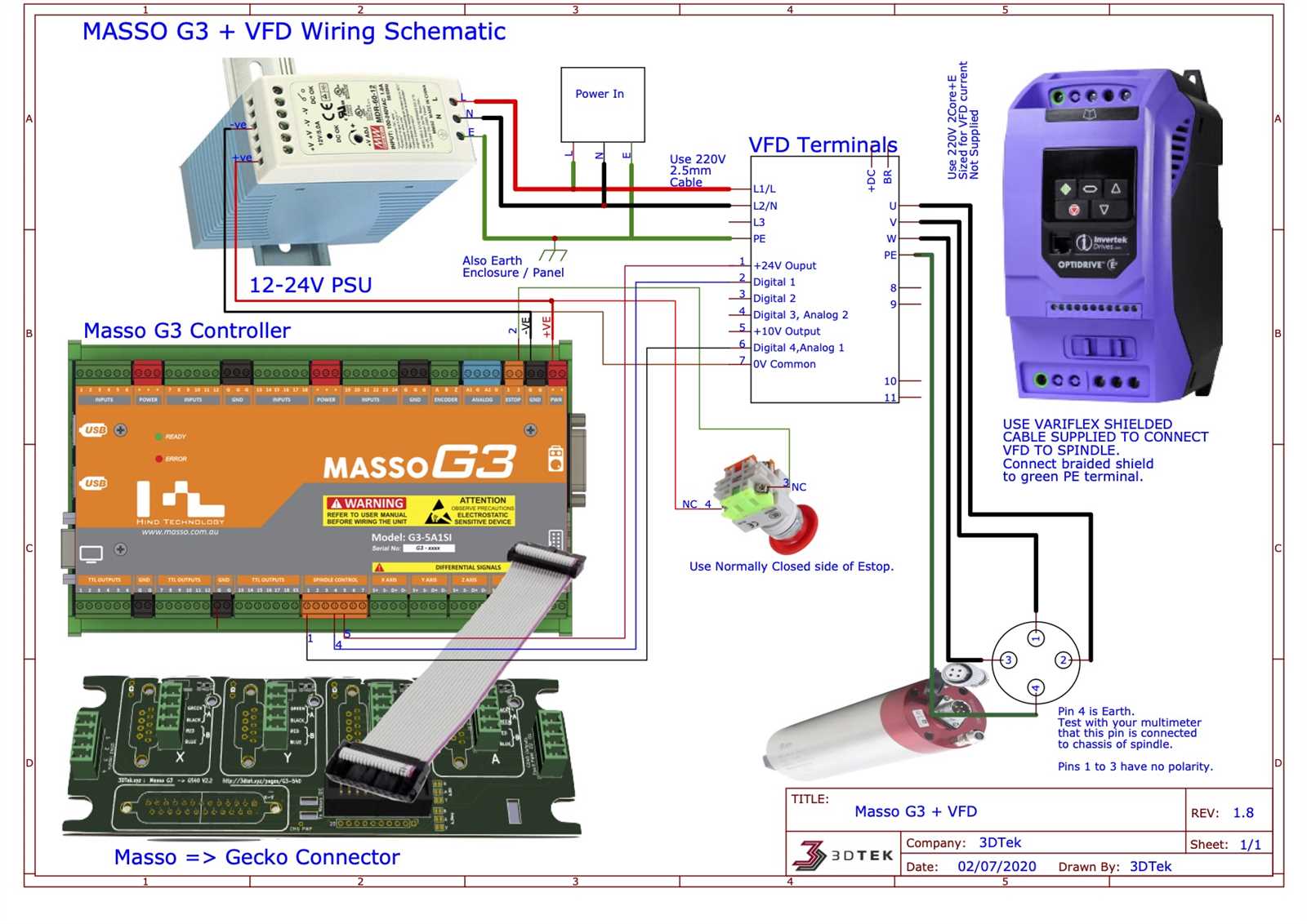 masso g3 wiring diagram