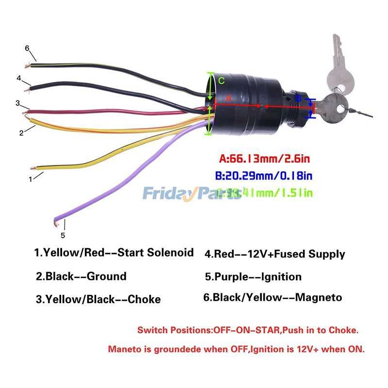 mercury outboard ignition switch wiring diagram