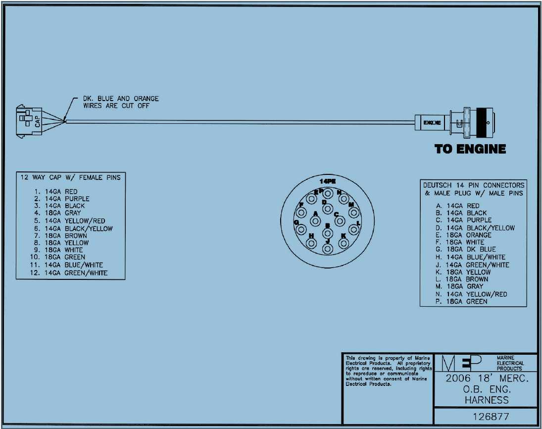 mercury wiring harness diagram