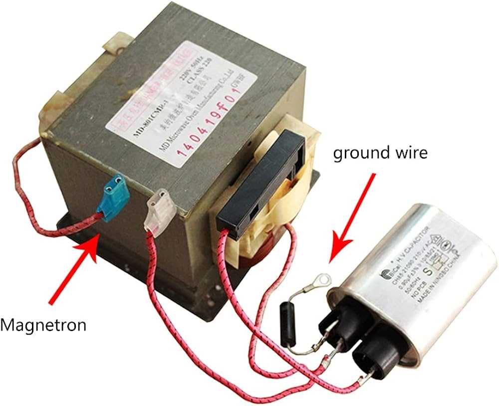 microwave oven wiring diagram