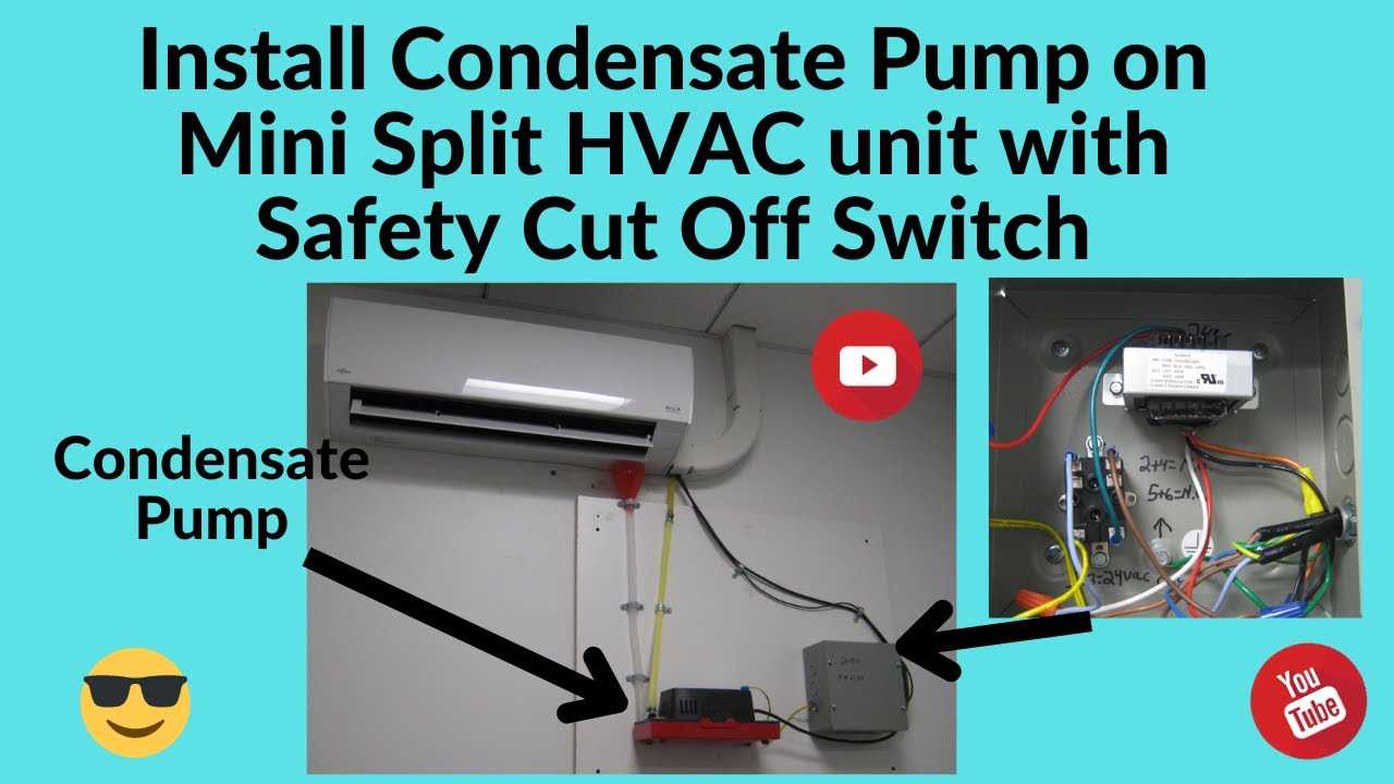 mini split condensate pump wiring diagram