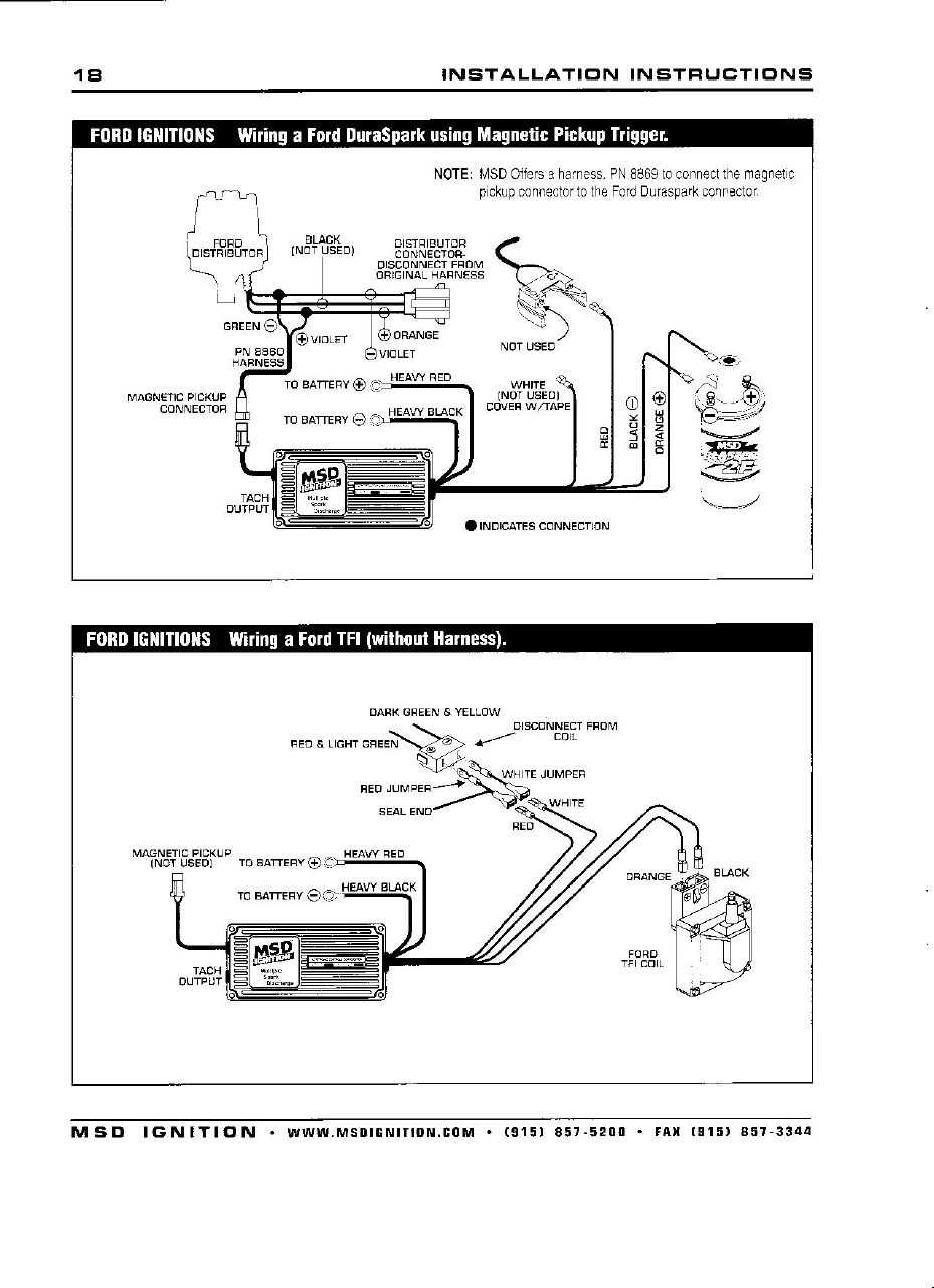 msd 6a wiring diagram chevy hei