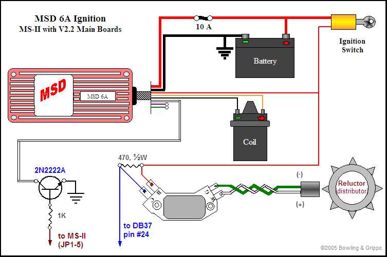 msd 6al wiring diagram chevy hei