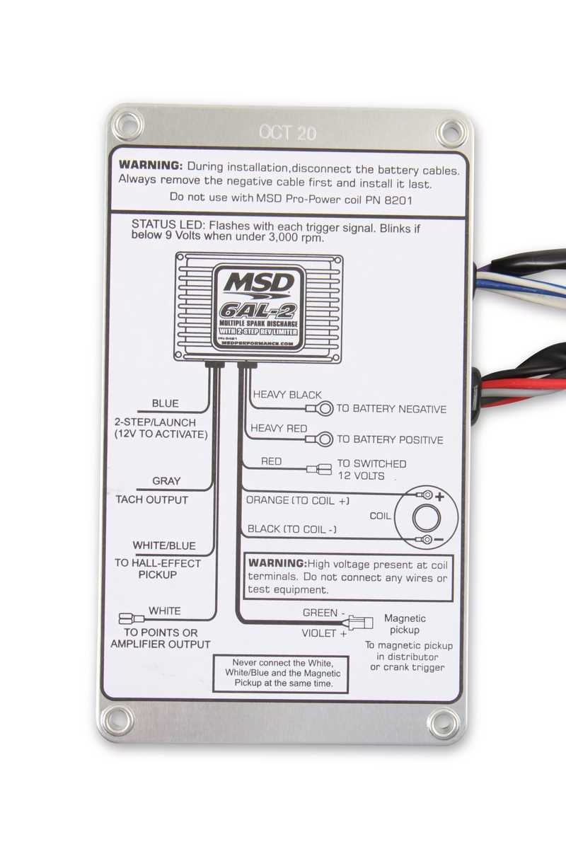 msd 6al wiring diagram chevy hei