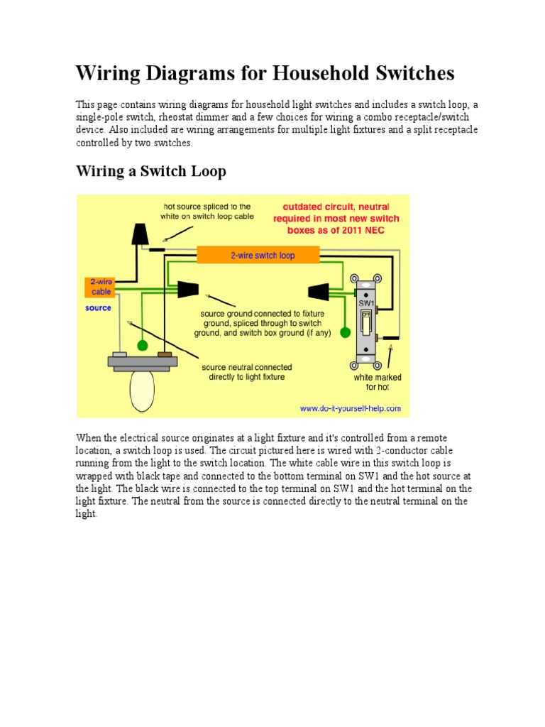 multi light wiring diagram