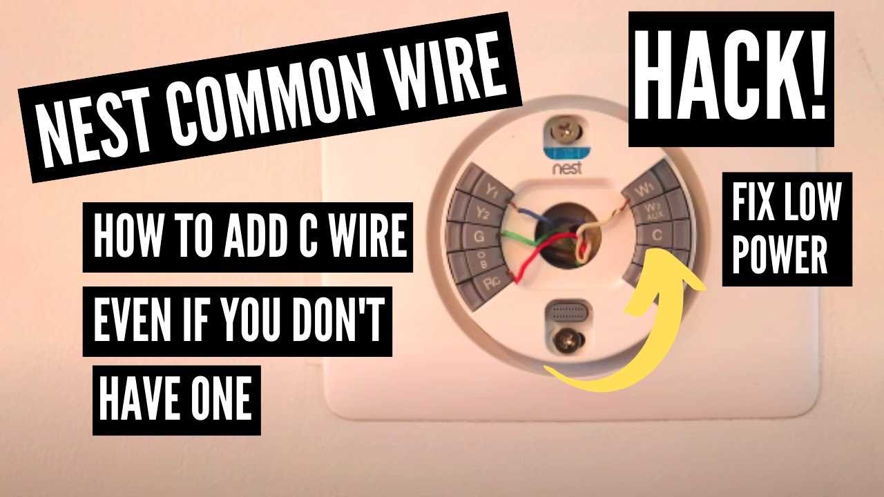 nest thermostat wiring diagram 4 wwire