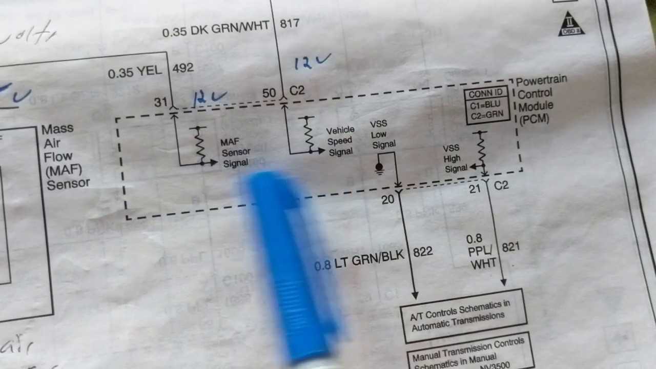 nissan 5 wire mass air flow sensor wiring diagram