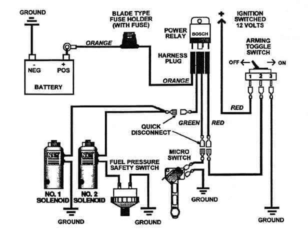 nitrous wiring diagram with purge