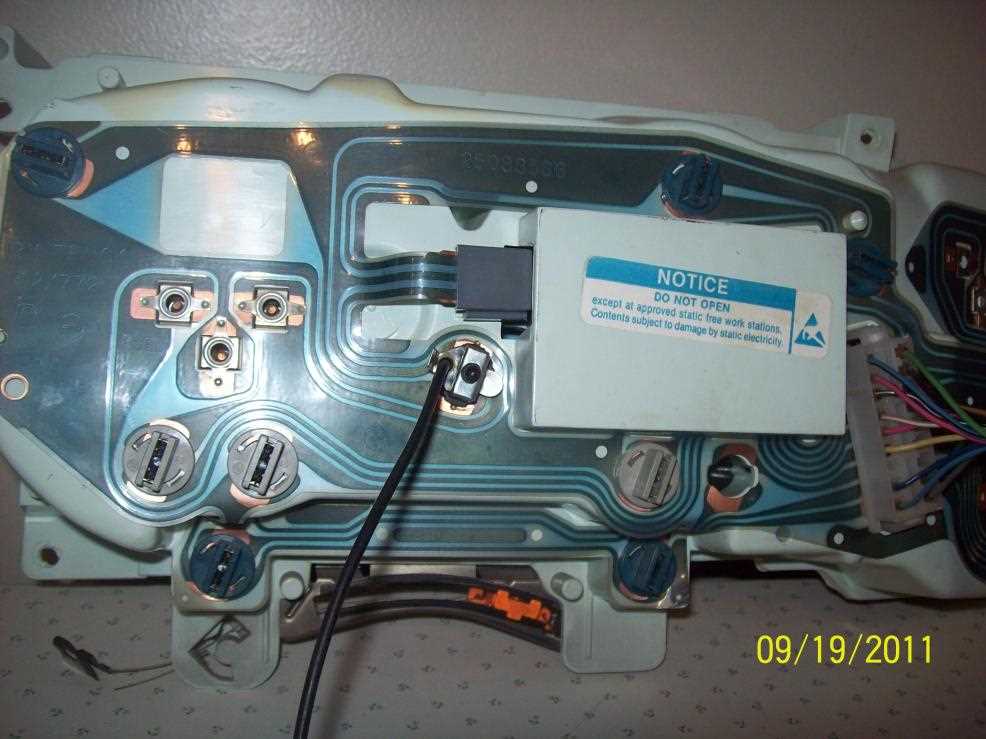 pinout gm instrument cluster wiring diagram