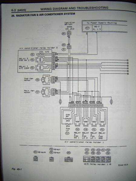 radiator cooling fan wiring diagram