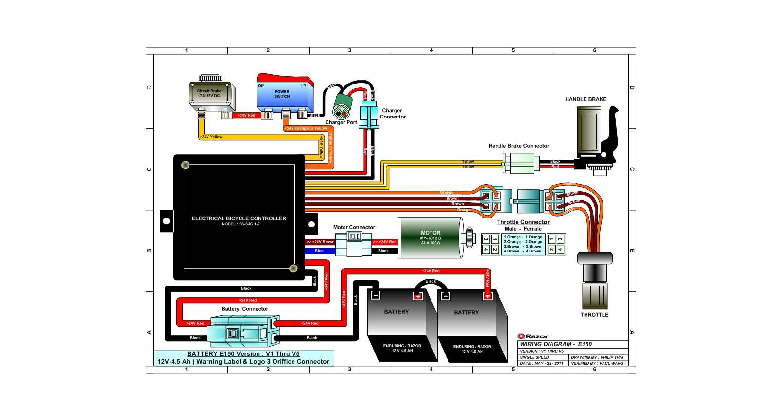 razor scooter wiring diagram