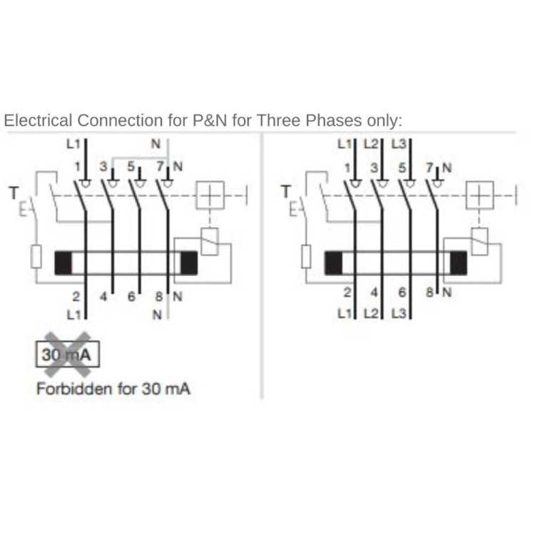 rcd diagram wiring