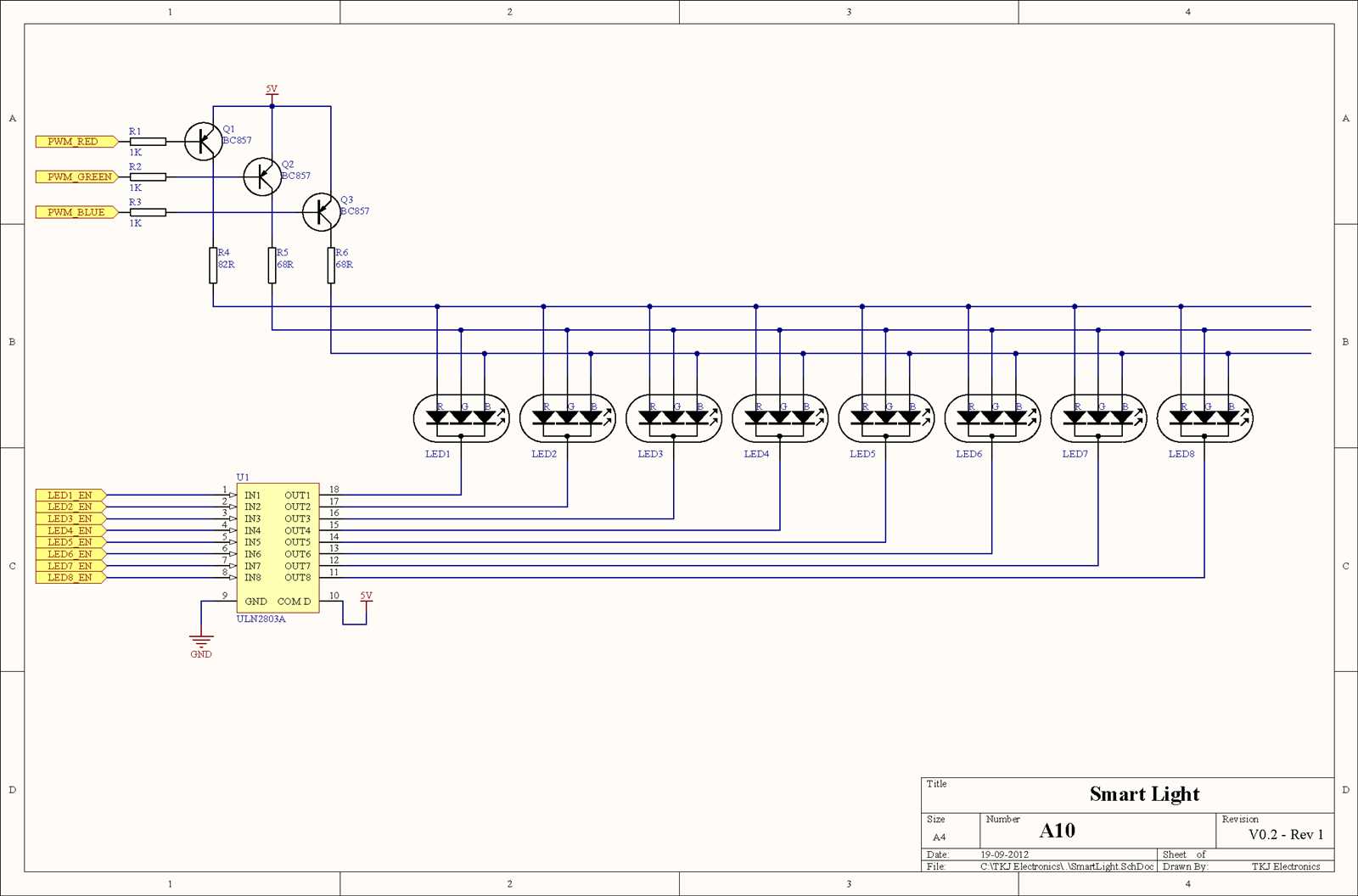 rgb led wiring diagram