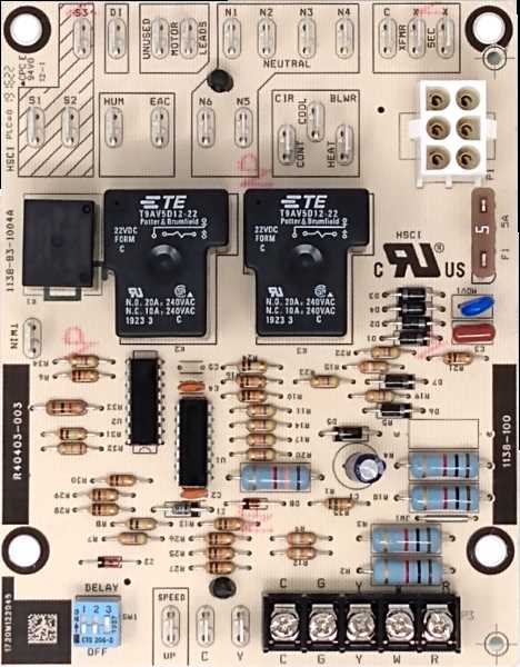 rheem control board wiring diagram