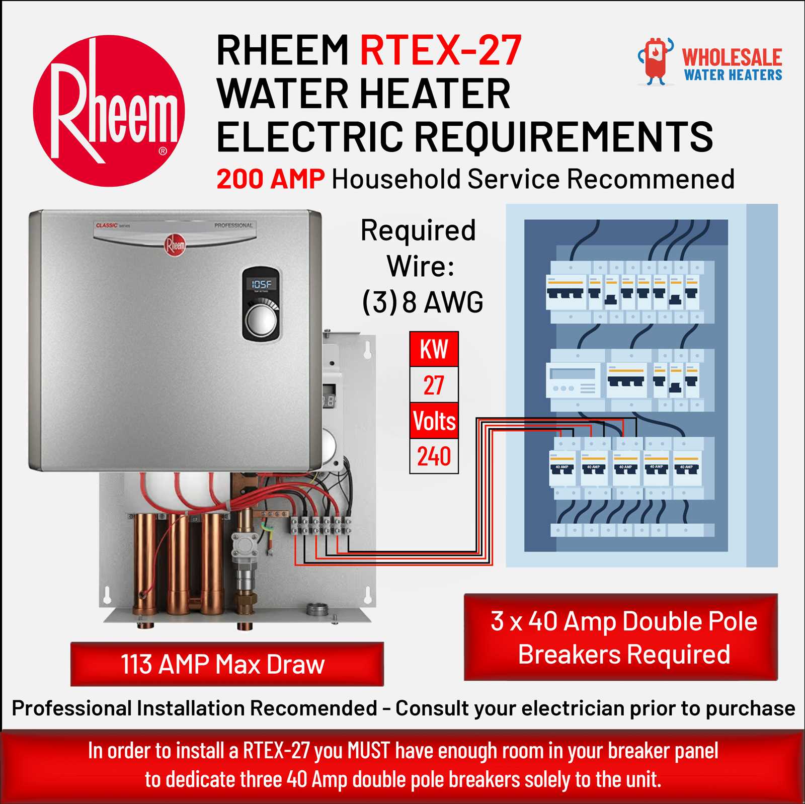 rheem wiring diagram