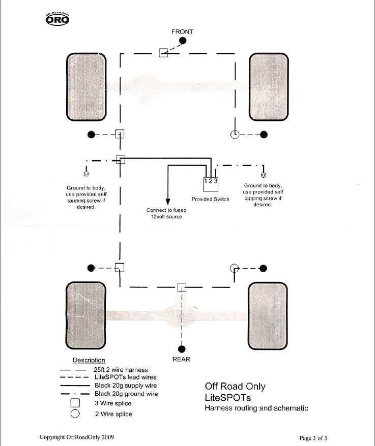 rock light wiring diagram