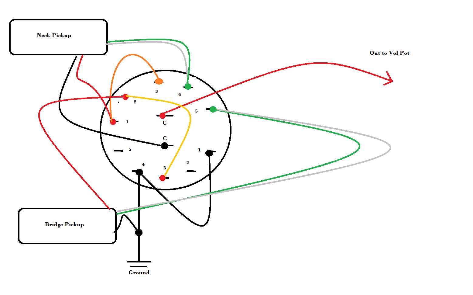 rotary switch wiring diagram